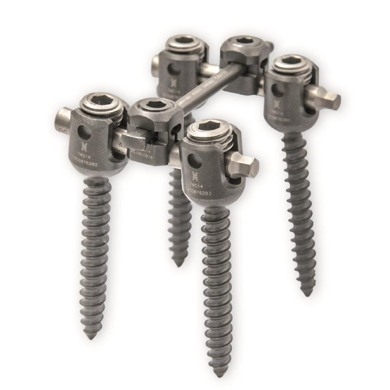 Система для транспедикулярної фіксації хребта SINO 6,0 (8 гвинтів з одинарною різьбою) WegoOrtho